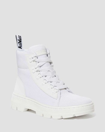 Dr Martens Combs Poly Lifestyle Topanky Damske Biele | 9715-HDBYN